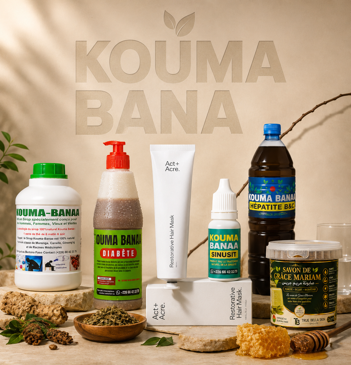 Produits naturels KOUMA BANAA - huiles et crèmes traditionnelles